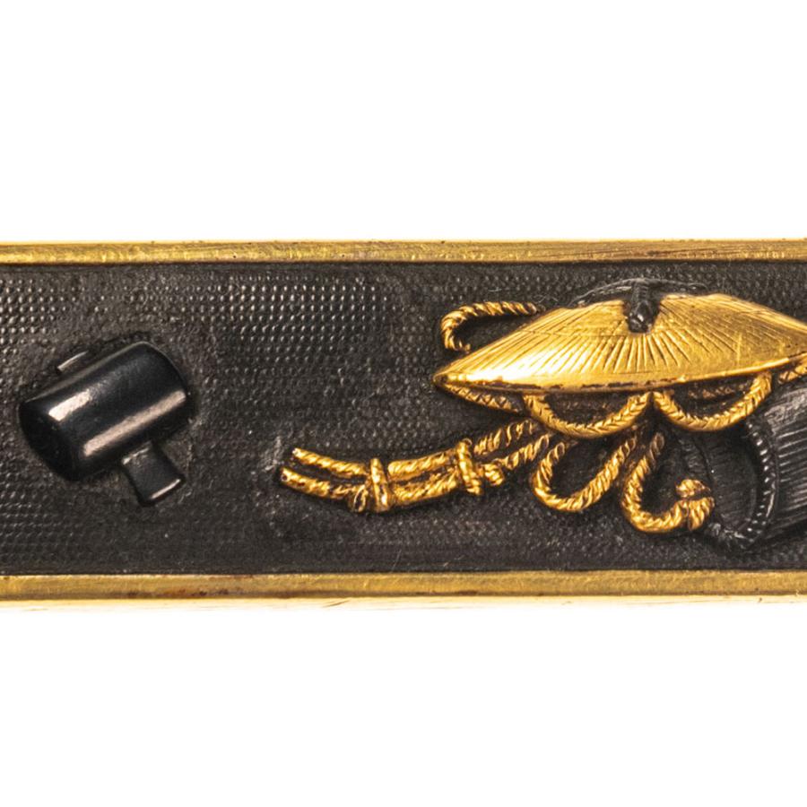 小柄 後藤桃山 宝尽図小柄 【保存刀装具】鍔・鐔 刀装具 日本刀 刀剣