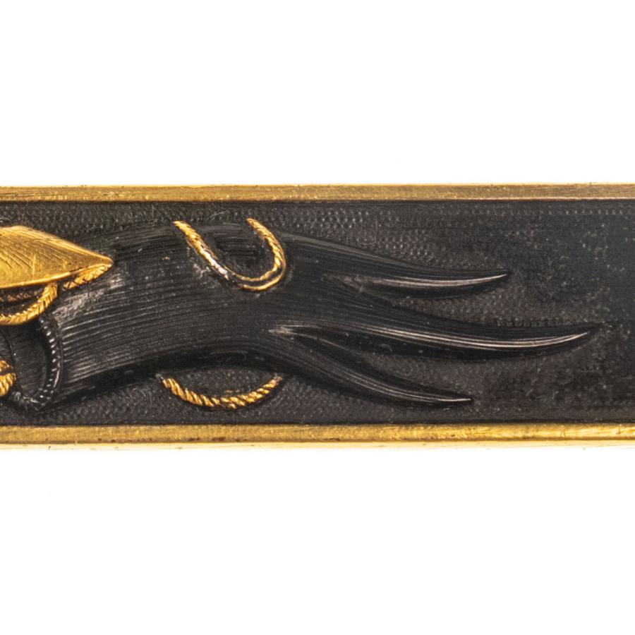 小柄 後藤桃山 宝尽図小柄 【保存刀装具】鍔・鐔 刀装具 日本刀 刀剣