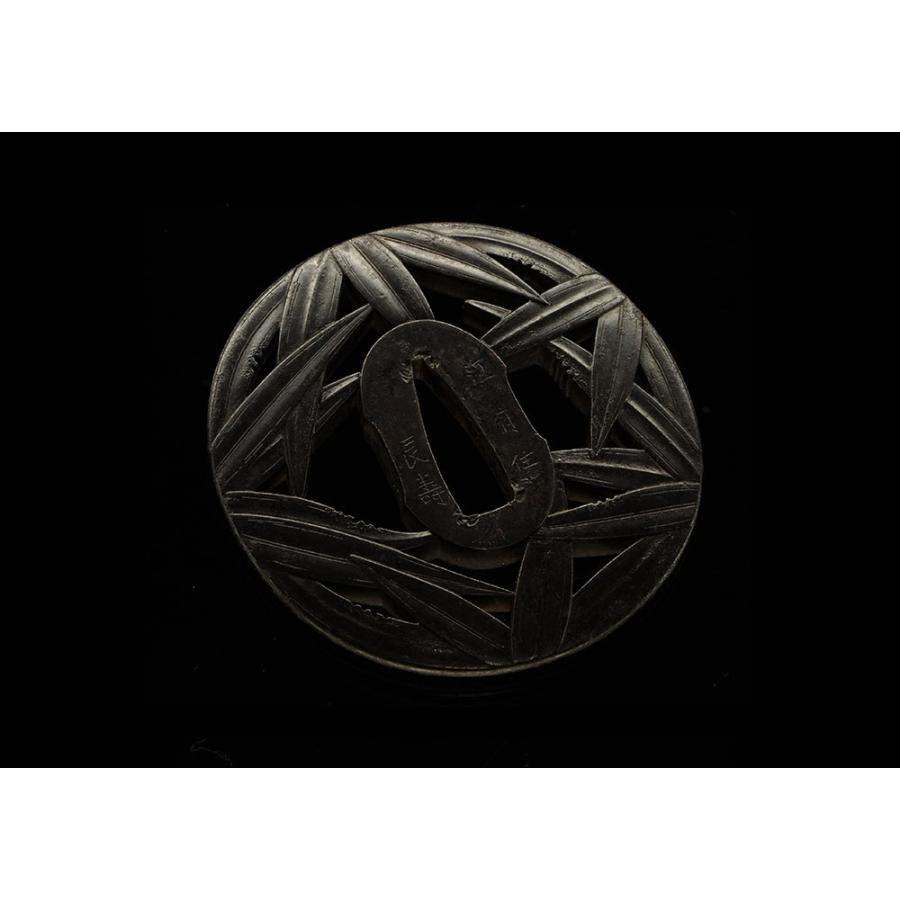 日本刀 装具 ⭐︎ 鐔 江府住正之 桜 立田川