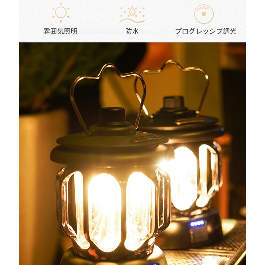 LEDランタン 充電式 キャンプランタン 3段階調色 無段階調光 LEDランタン 充電式 キャンプランタン 3段階調色 無段階調光