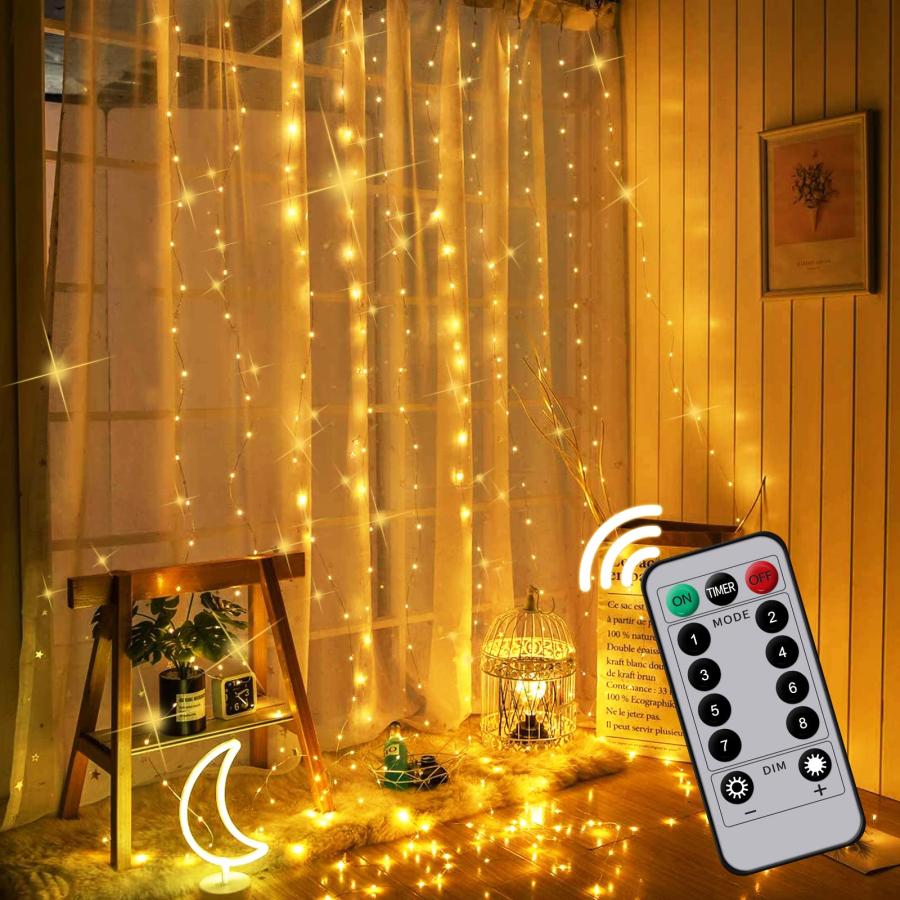 イルミネーション カーテンライト 3mx3m LEDライト 300球 イルミネーション カーテンライト 3mx3m LEDライト 300球