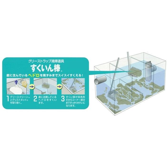 旭化成 すくいん棒 大 グリーストラップ清掃道具 : えいせいコム Yahoo