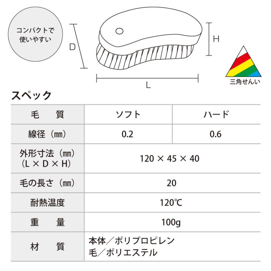 法人限定 高砂 takasago HP ハンドブラシ S 毛質 ハード 緑 グリーン