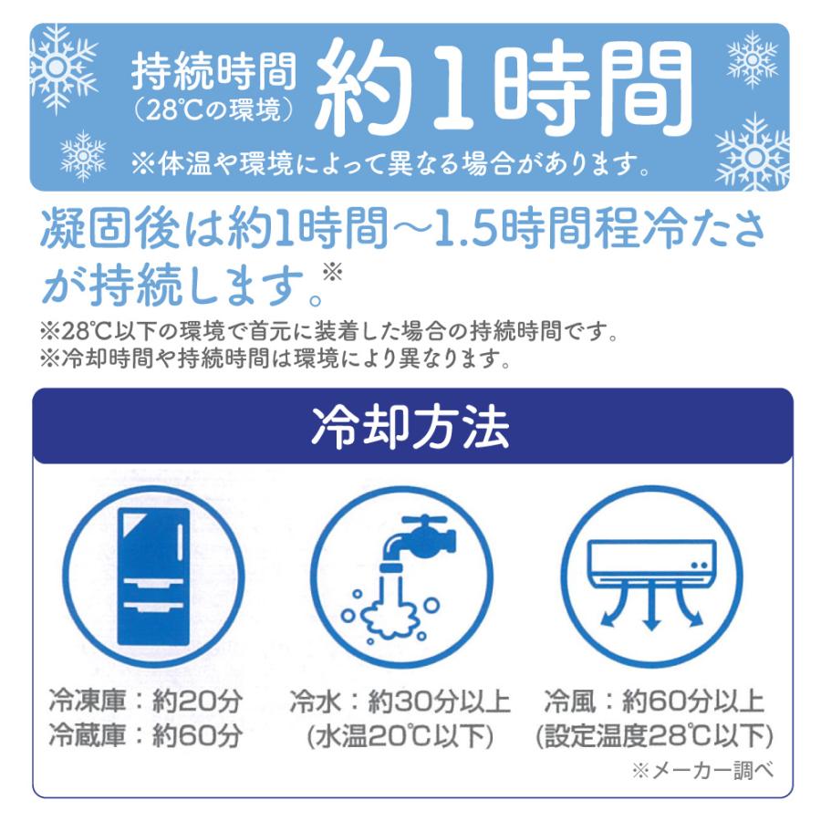 クールリング 冷感ネックリング S・M・Lサイズ 熱中症対策 暑さ対策