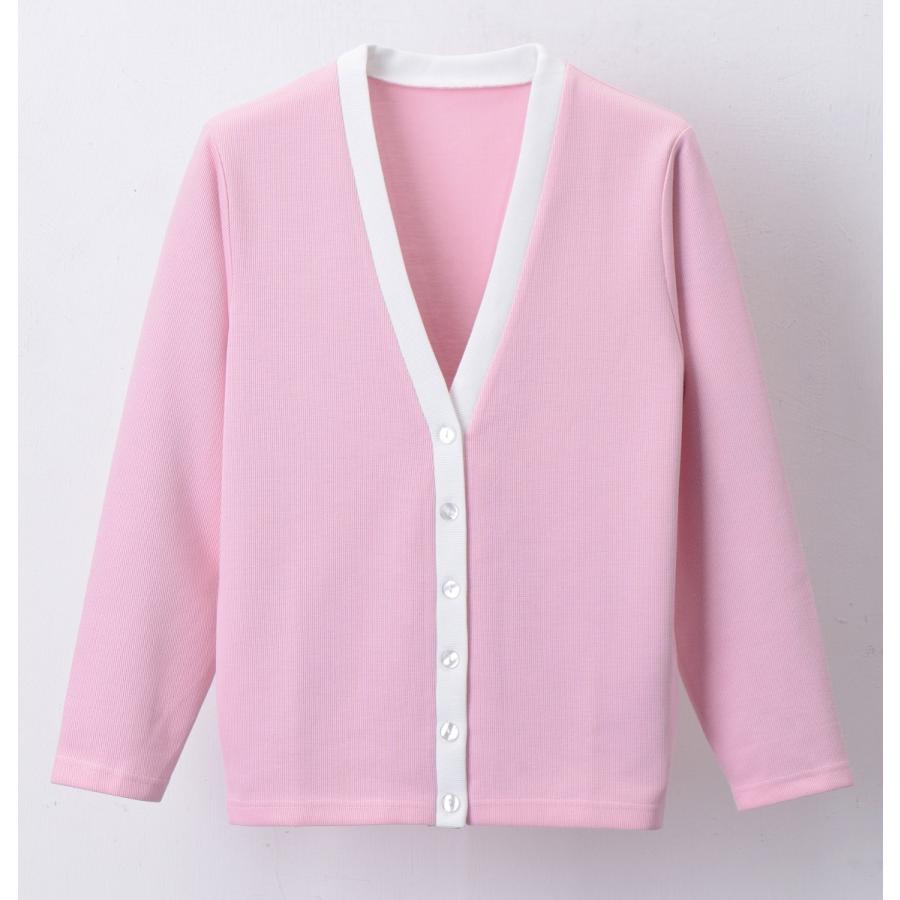 D Phase Vネックカーディガン C 04 ピンク ホワイトs 3l メーカー直送 Starbuckspr