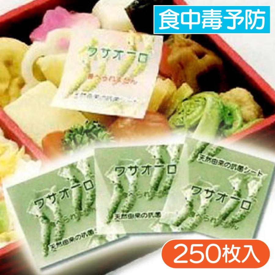 三菱ケミカルフーズ ワサオーロ FNシート わさび 250枚入 食中毒予防