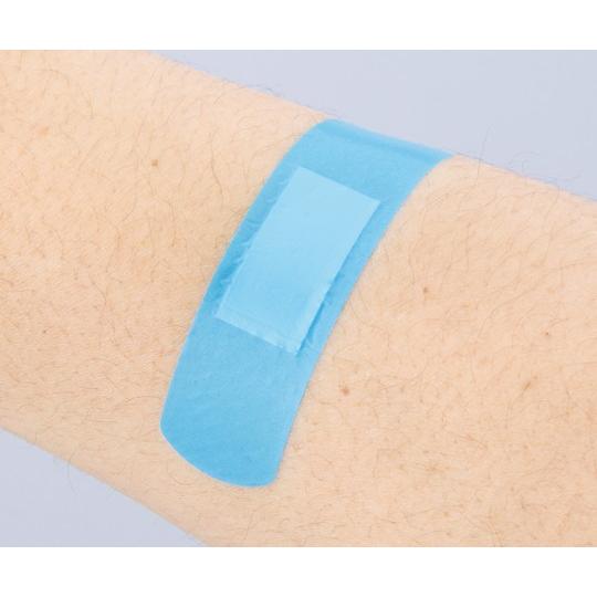 アズワン プラスメタル 金属入青色絆創膏 KB200 200枚入 (2-3515-01