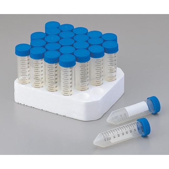 アズワン 遠沈管 (ラック入) 500本 ECK-50ML-R 50ml コニカル型 γ線滅菌済 書き込みスペース付き (2-8089-12) メーカー直送