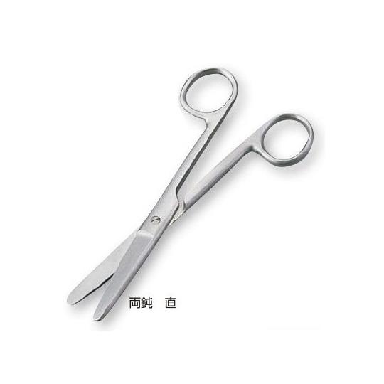 外科剪刀 (ディスポタイプ6本入) 両鈍 直 DIS-286 (8-8549-01)