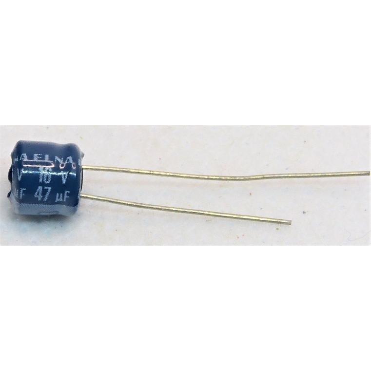 電解コンデンサ 16v 47μF 105°C 1個（16v 47uf） : かすかべでんき