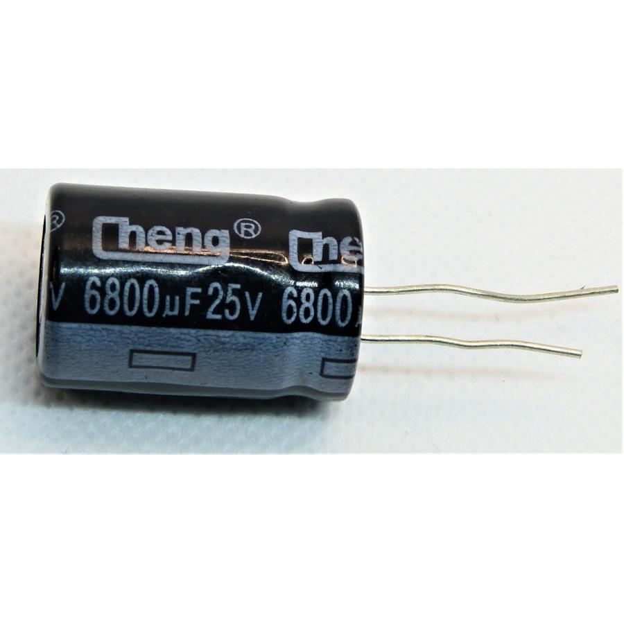 電解コンデンサ 25v 6800mf 105 C 楽ギフ のし宛書 6800uf 1個