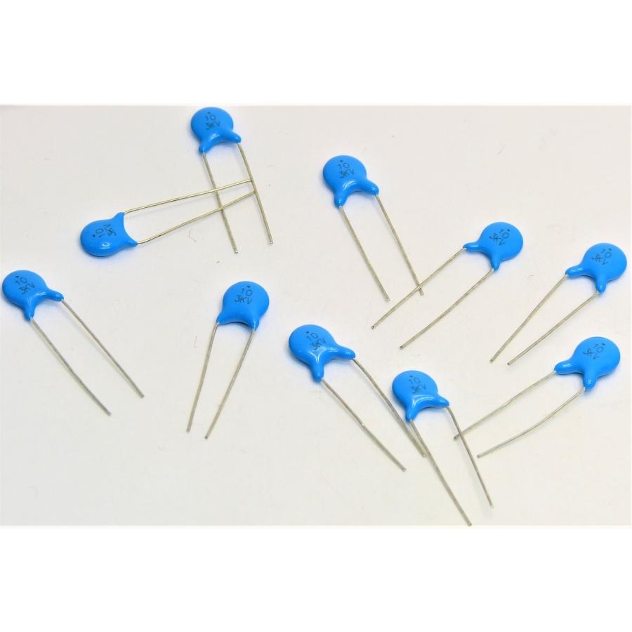 高耐圧セラミックコンデンサ 10(10pF) 3kV 10個 : かすかべでんき