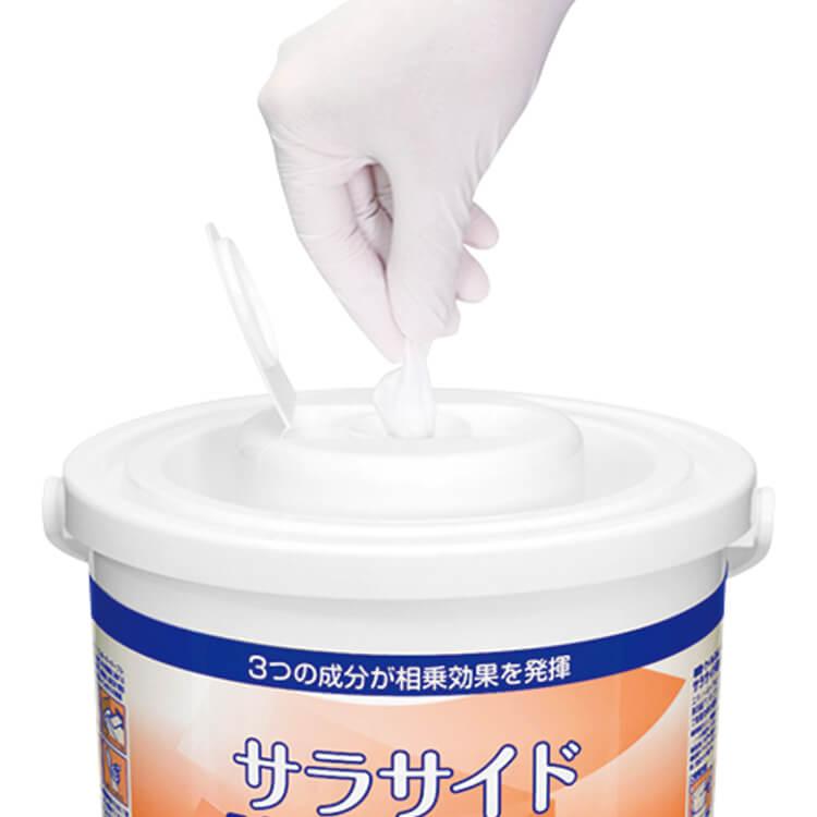 SARAYA（サラヤ） 1個1,870円／51684 サラサイド除菌クロス 250枚入