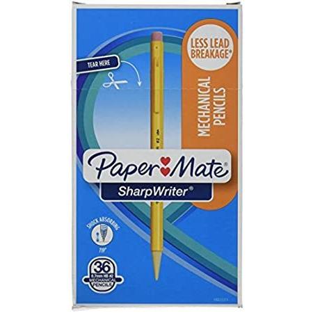 公式サイト 特別価格Paper Mate シャープライター 0.7mm シャープペンシル イエローバレル 216本パック (1921221)好評販売中 鉛筆