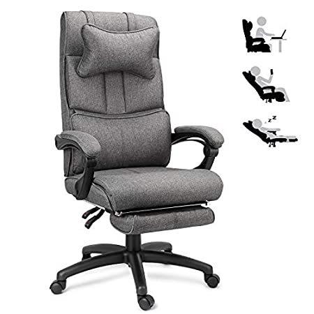 特別価格Becozier Ergonomic Home Office Chair, High Back Executive Desk Chair with F好評販売中 オットマン