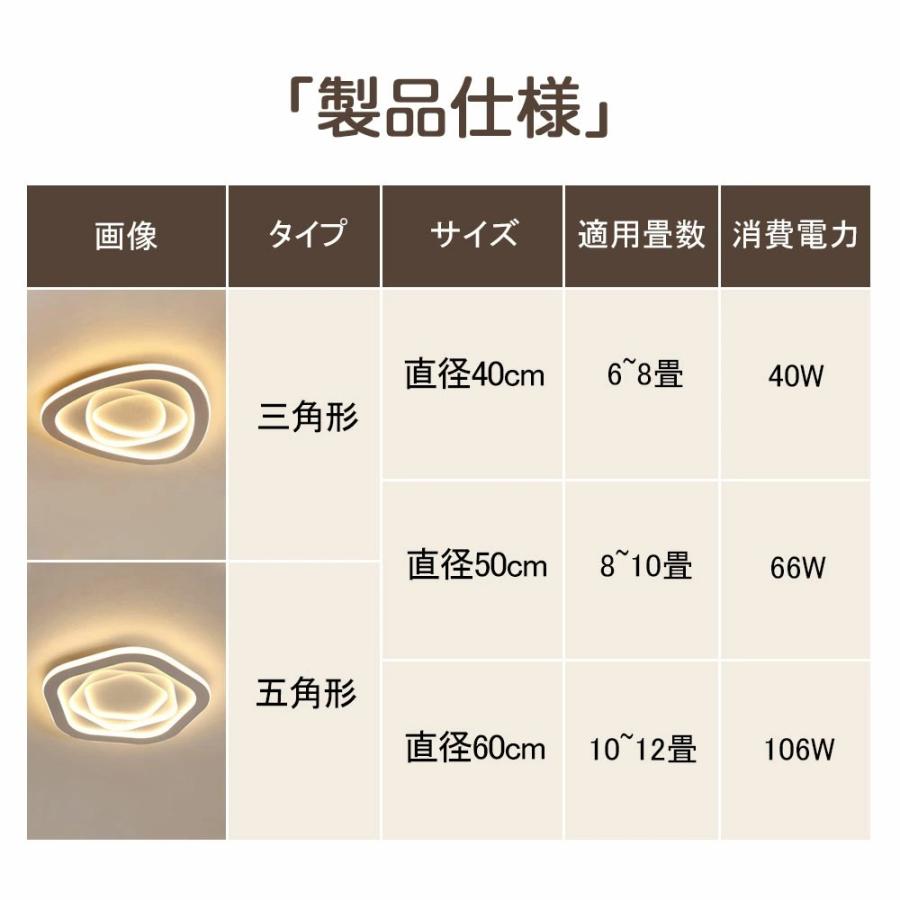 シーリングライト LED 調光調色 おしゃれ 北欧 6畳 8畳 10畳 間接照明 リビング照明 室内 インテリア リモコン付き 天井照明 led照明 子供部屋 和室 洋室 新生活_15