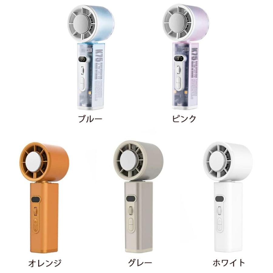 ハンディファン 扇風機 冷却プレート付き 瞬間冷却 3000mAh大容量