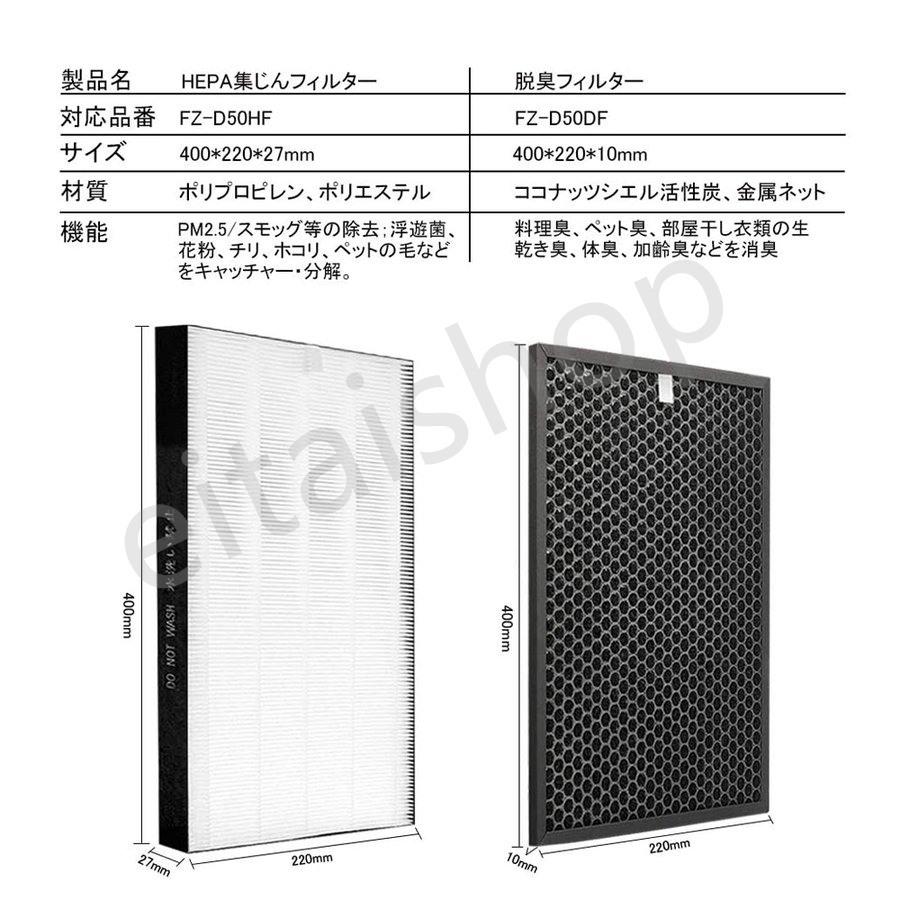 SHARP（シャープ） 空気清浄機 SHARP FZ-D50HF FZ-F50DF 脱臭