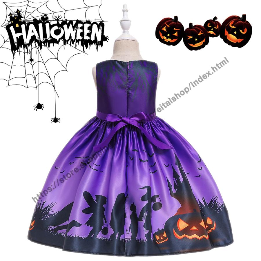 ハロウィン 衣装 子供 コスプレ ドレス 魔女 halloween キッズ 仮装