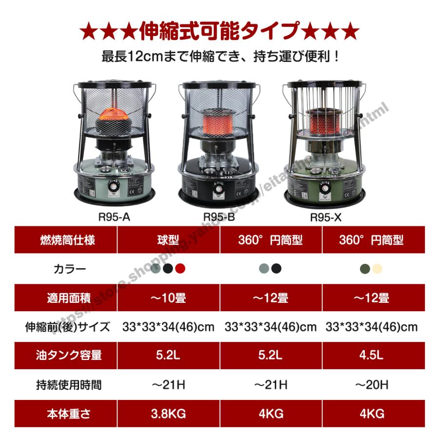 値段改定、石油ストーブ