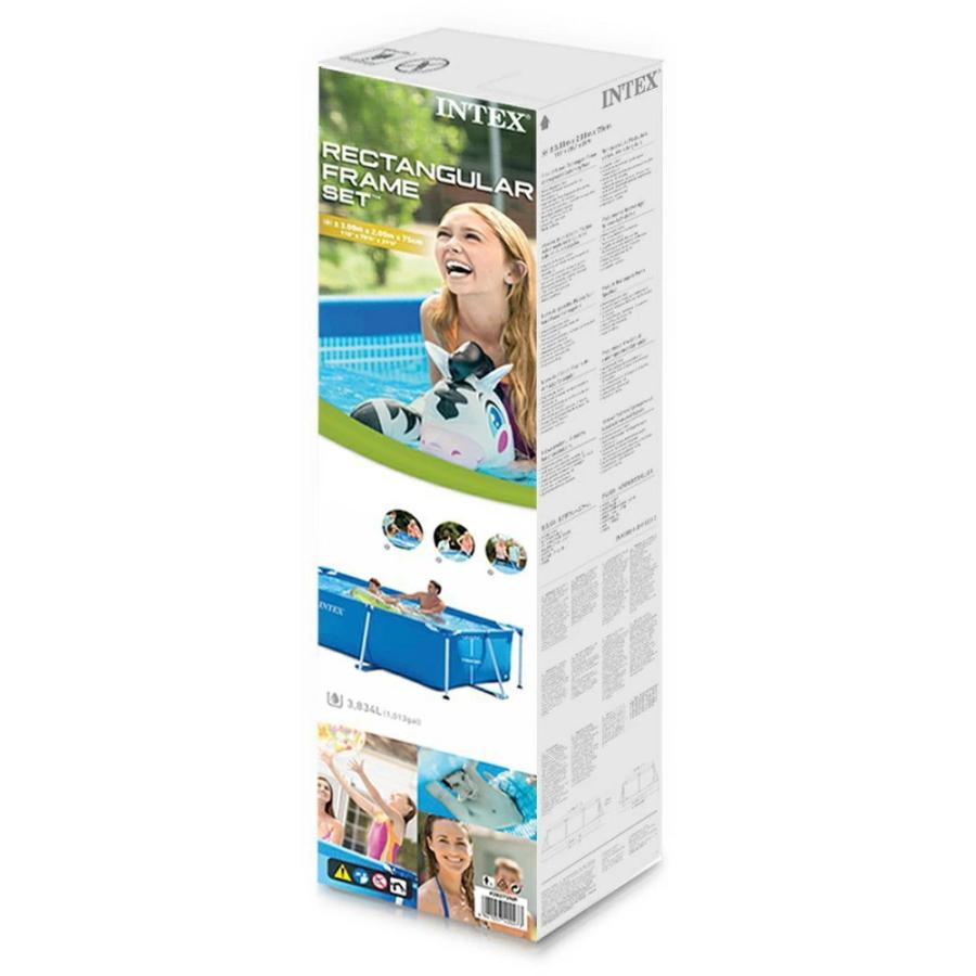 プール インテックス INTEX28272 3m 大型 家庭用 子供用 自宅用 フレームプール レジャープール 水遊び 遊具 屋外使用可能 暑さ対策 海水浴 300cm×200cm×75cm | ブランド登録なし | 12