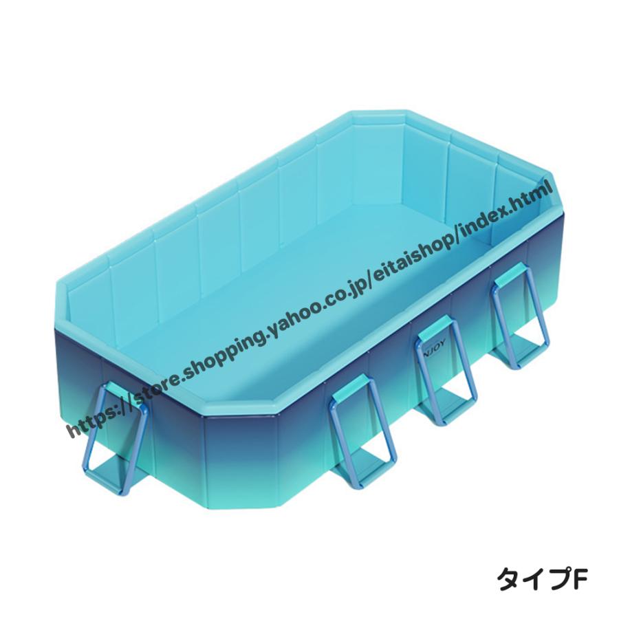 プール ビニールプール 折り畳み式 空気入れ不要 1.6m 1.8m 2.1m 2.6m 