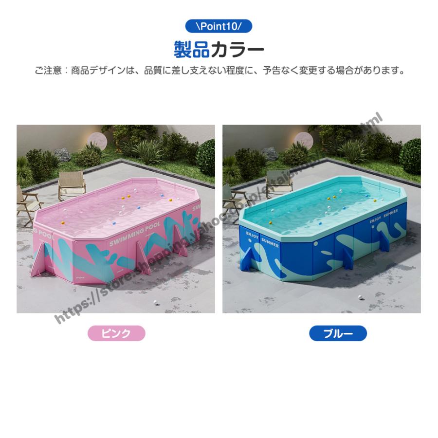 新発売☆ビニールプール 折り畳み式 空気入れ不要 1.6m 2.2m 2.6m 3.2m
