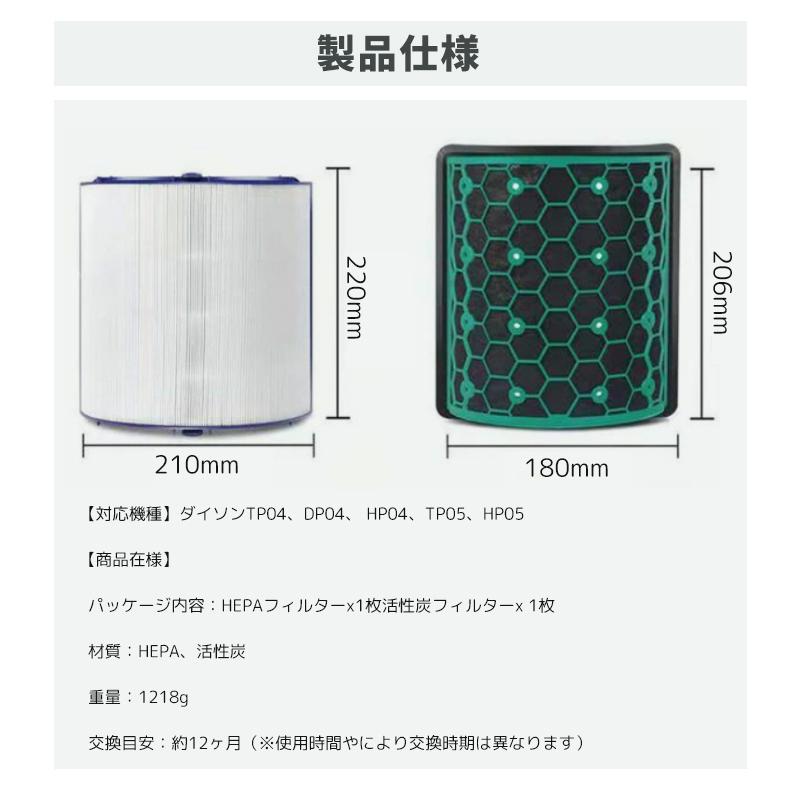 Dyson（ダイソン） 空気清浄機能付ファン 交換用フィルター 脱臭