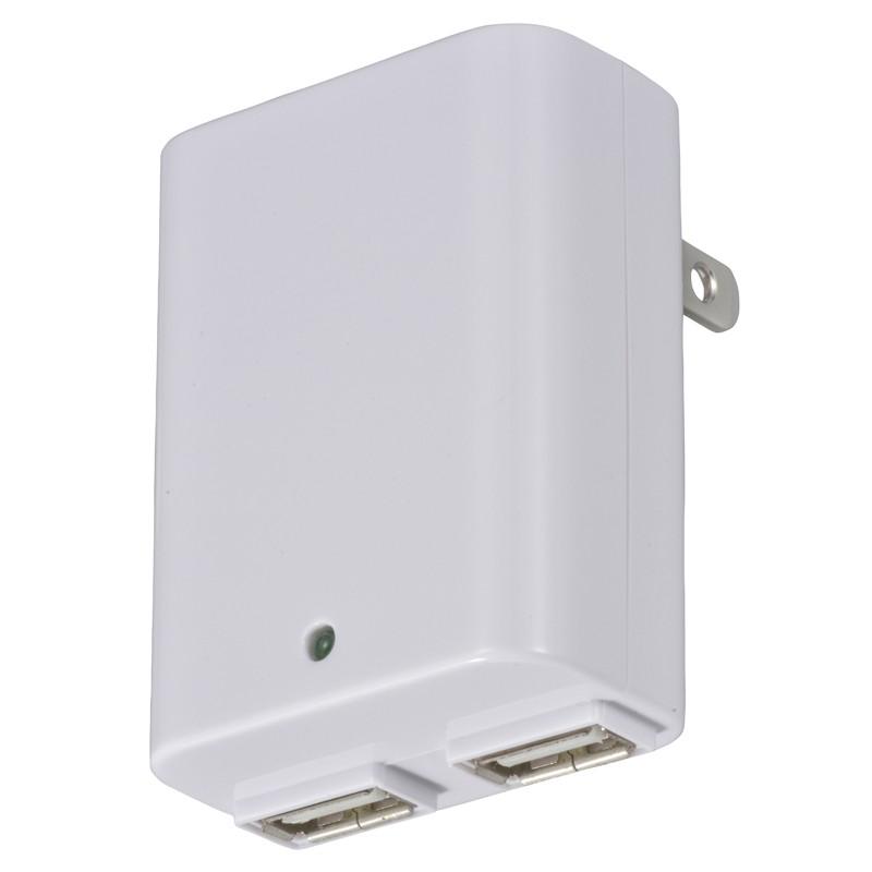 Seasonal Wrap入荷 オーム電機 ACアダプター USB×2 2.1AMAV-AU2-W 正規品質保証 01-3429
