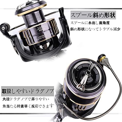 Zjiancスピニングリール6000 リール6000番スピニングリール 淡水釣りリール ギア比5 0 ジギングリール ショアジギングリール Az47d6a26c00 栄斗ヤフーショップ 通販 Yahoo ショッピング