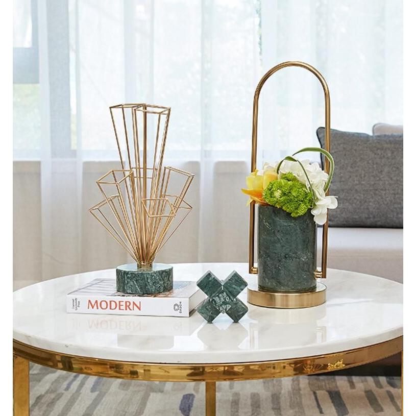 春のコレクション 万華鏡 合金 大理石 北欧式置物 テーブル 玄関 テレビ台 オフィス 飾り キャビネット 創意 オブジェ 置き物 Baskincoffee Vicom Corp Com