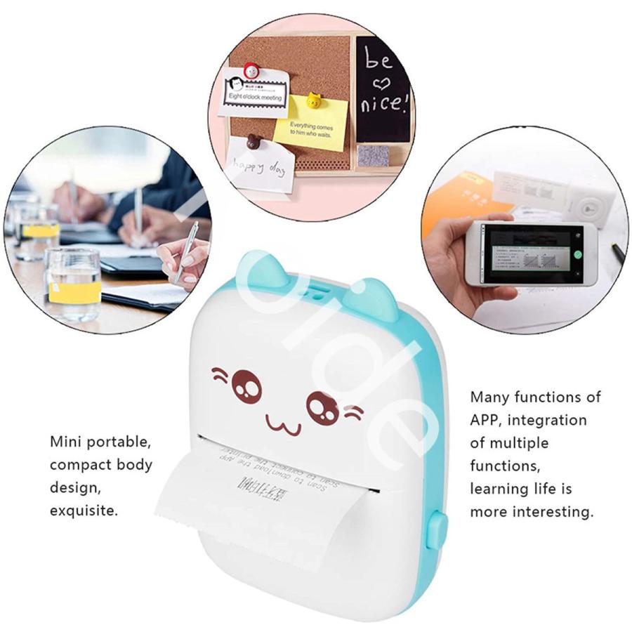 プリンター フォトプリンター サーマルプリンター 可愛い モバイルプリンター ミニプリンター Bluetooth接続 メモ 領収書 請求書 ラベル 学生用 Cxsa119 Eito Ct 通販 Yahoo ショッピング
