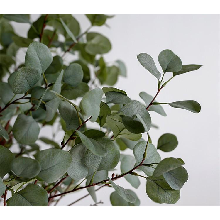 人工観葉植物 麻織物 プラスチック シミュレーション植物鉢植え 偽木 シミュレーションユーカリ 鉢植え 観葉植物 玄関 オフィス 花 雑貨