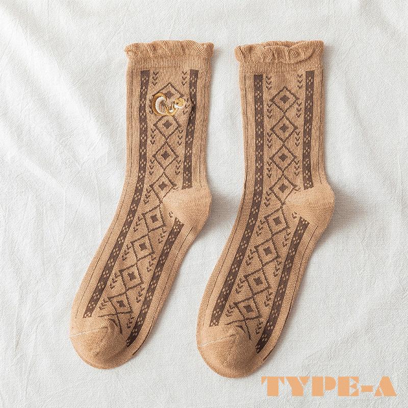 靴下 ソックス レディース 送料無料 花柄 ショート 締め付けない ゆったり 綿 ゆるい 口ゴム 送料無料 お正月 お歳暮 福袋 |  | 15