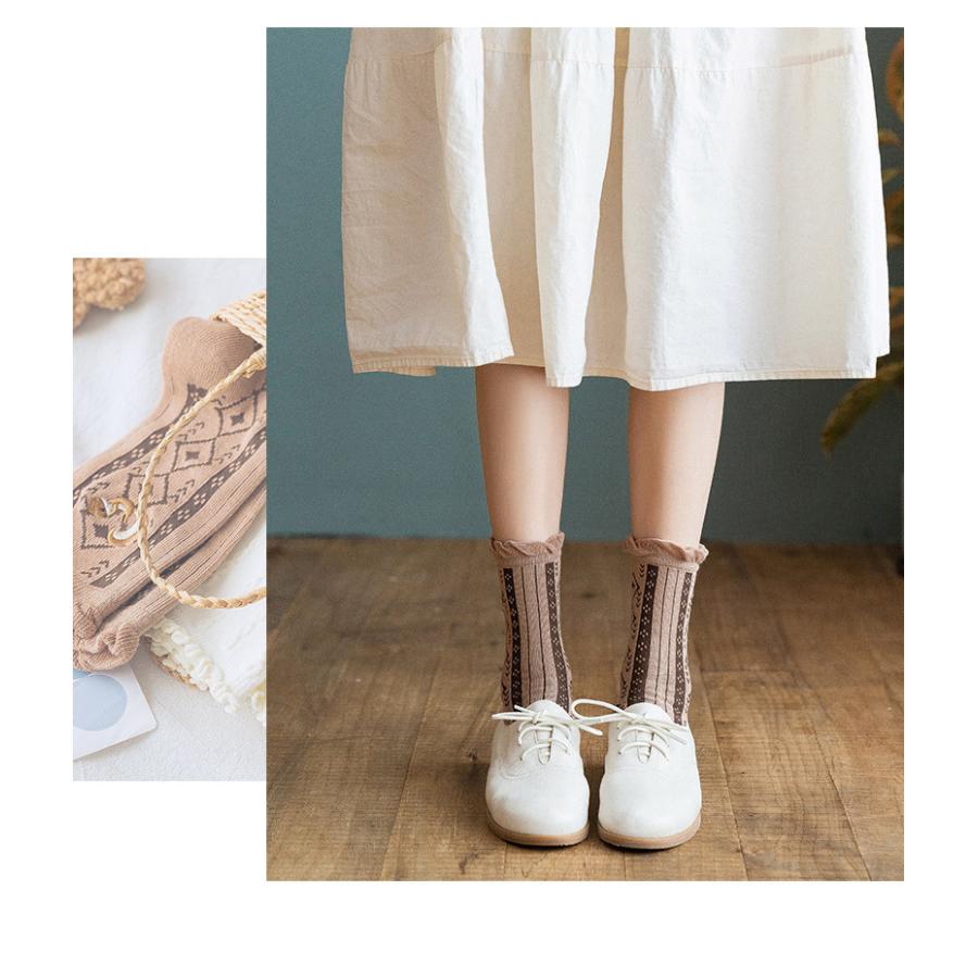 靴下 ソックス レディース 送料無料 花柄 ショート 締め付けない ゆったり 綿 ゆるい 口ゴム 送料無料 お正月 お歳暮 福袋 |  | 13