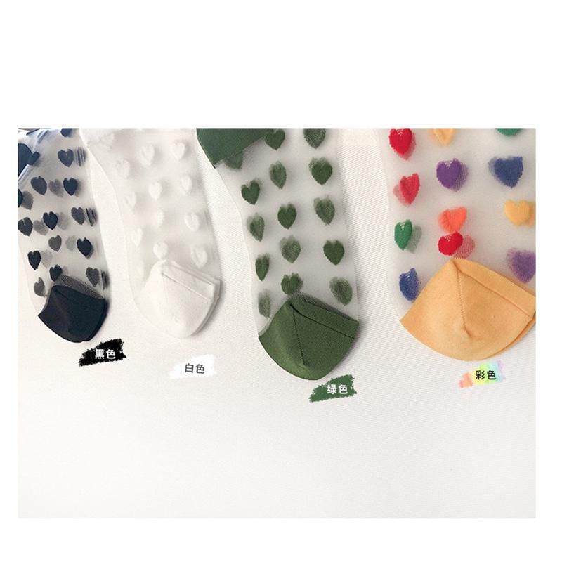 靴下 レースショートソックス レディース シースルー シアー 脱げにくい ハート ソックス 靴下 インナーソックス 即納 送料無料 お正月 お歳暮 福袋 |  | 18