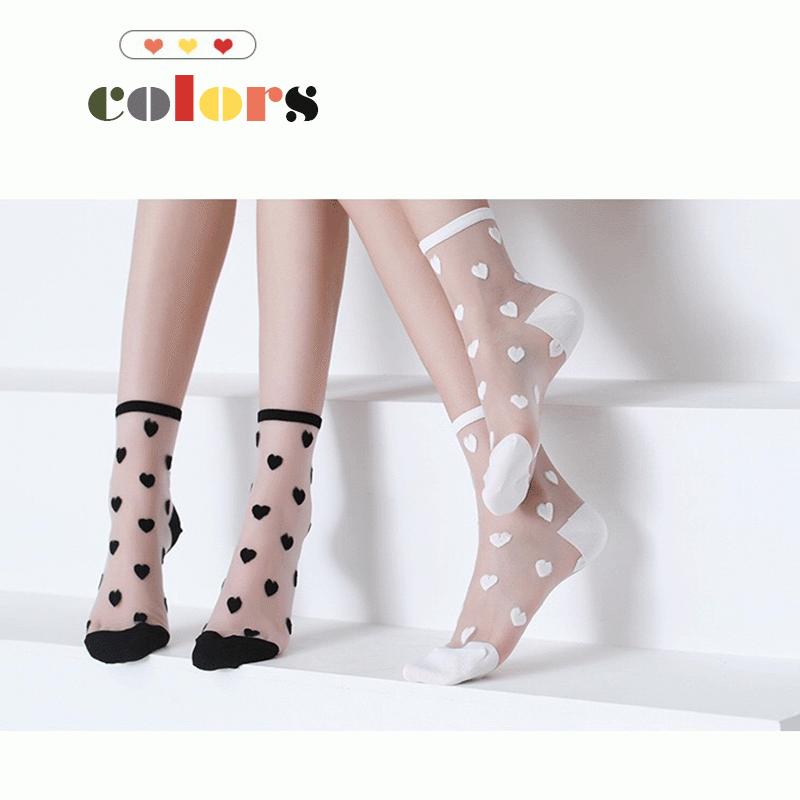 靴下 レースショートソックス レディース シースルー シアー 脱げにくい ハート ソックス 靴下 インナーソックス 即納 送料無料 お正月 お歳暮 福袋 |  | 13