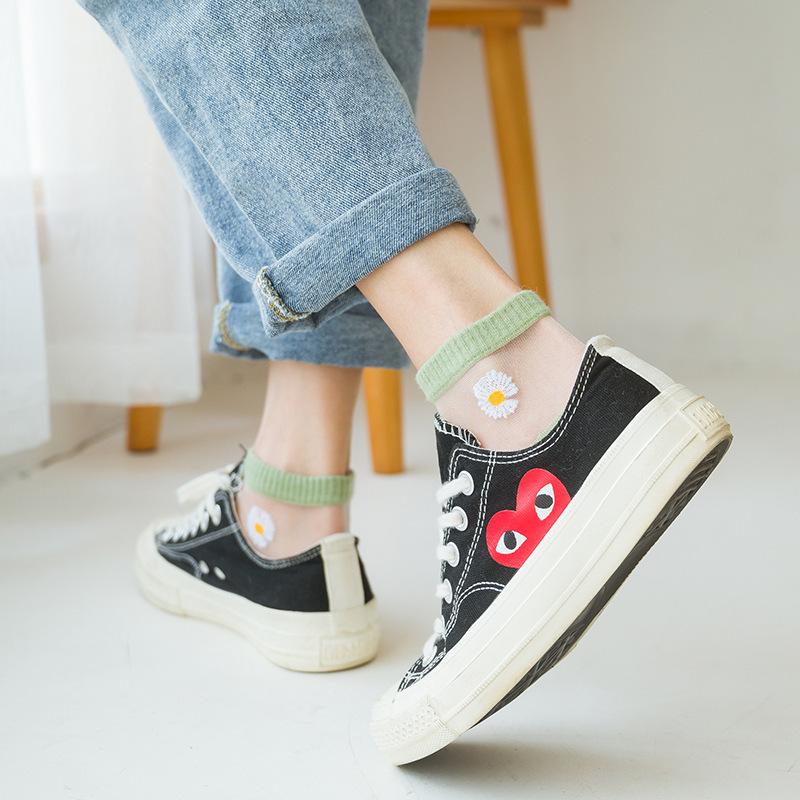 靴下 レースショートソックス 美脚 レディース シースルー シアー 脱げにくい ハート ソックス 靴下 インナーソックス 即納 送料無料 お正月 お歳暮 福袋 |  | 18