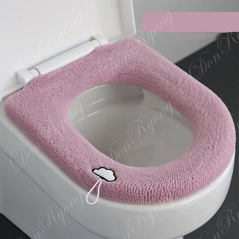 便座クッション 便座カバー 便器用 抗菌防臭 厚織 滑り止めッション 出張 取付簡単 保温 暖房 O型 暖かい |  | 20