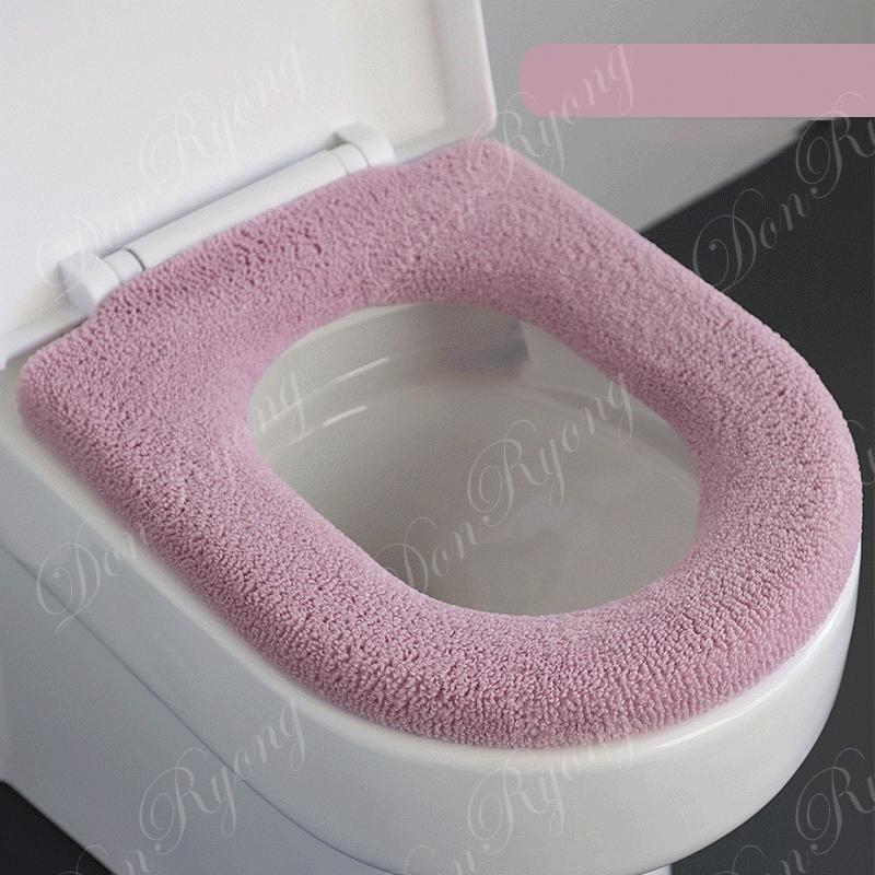 便座クッション 便座カバー 便器用 抗菌防臭 厚織 滑り止めッション 出張 取付簡単 保温 暖房 O型 暖かい |  | 25