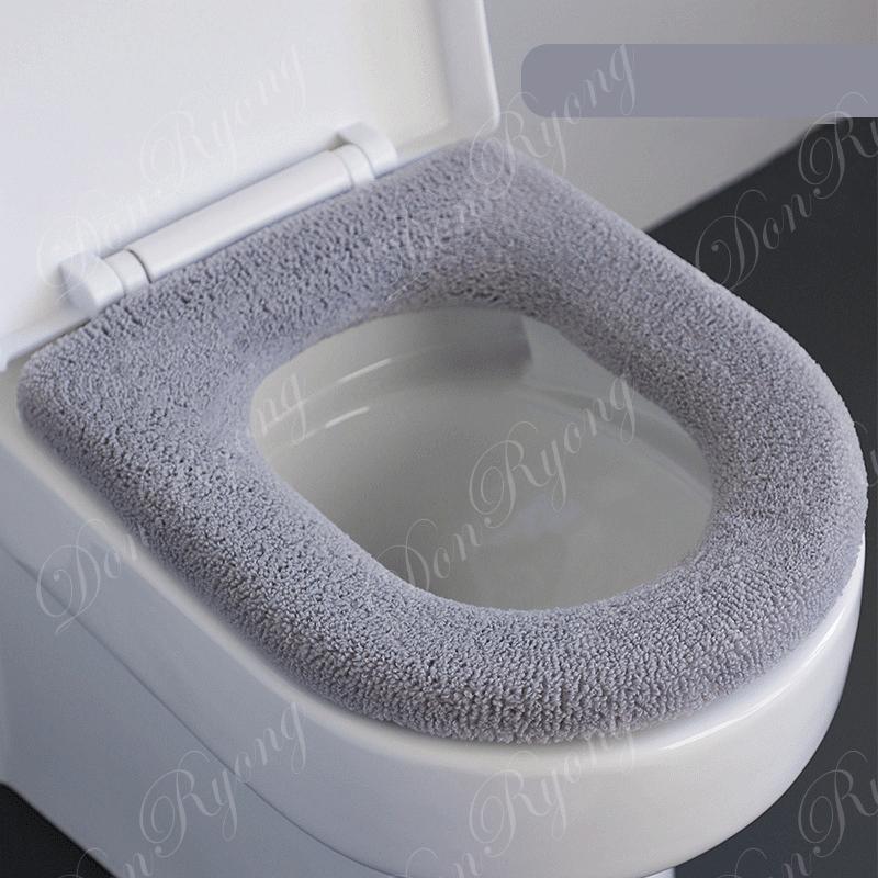 便座クッション 便座カバー 便器用 抗菌防臭 厚織 滑り止めッション 出張 取付簡単 保温 暖房 O型 暖かい |  | 27