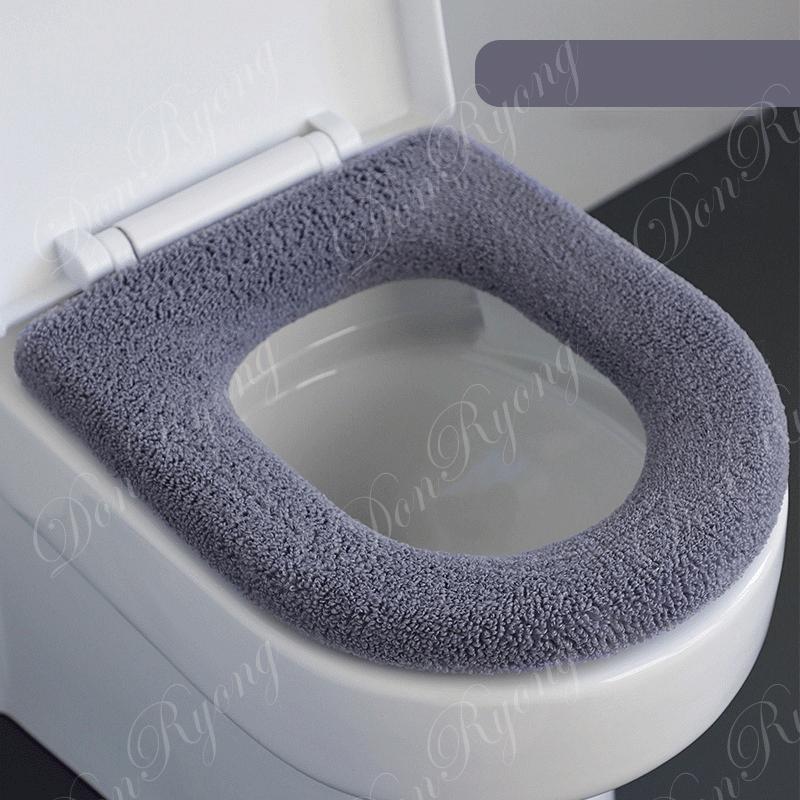 便座クッション 便座カバー 便器用 抗菌防臭 厚織 滑り止めッション 出張 取付簡単 保温 暖房 O型 暖かい |  | 28