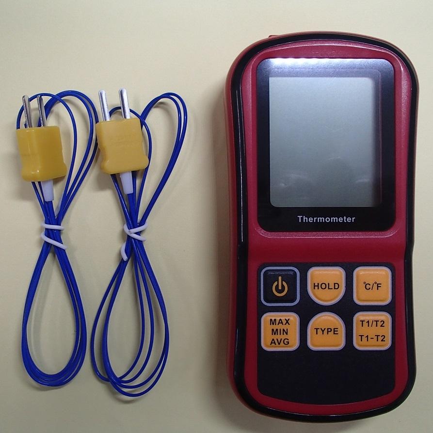 デジタル温度計 （Kタイプ 2ch）GM1312 : エイワEストア 本店 - 通販