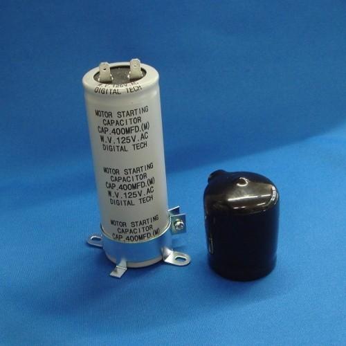モータースタート用ACコンデンサー 125VAC 400μF : 永和電機Yahoo!店