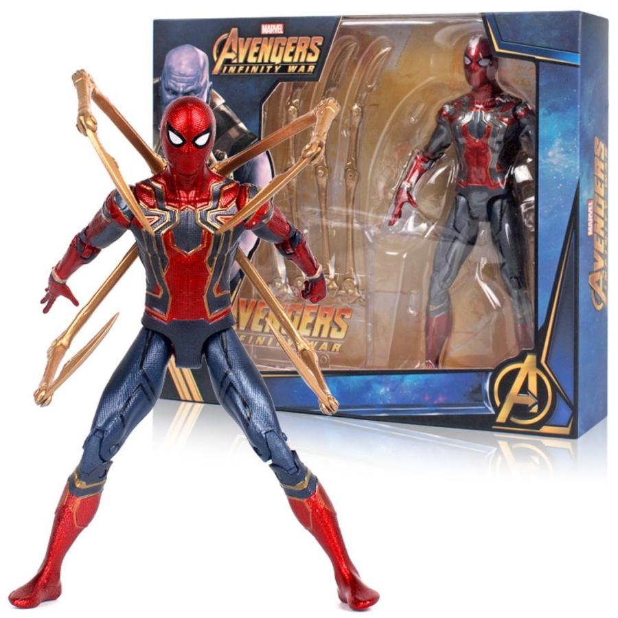 スパイダーマン　可動フィギュア 【アベンジャーズ】高さ約18cm　 : br-mv003 : EIWAヤフー店 - 通販 - Yahoo!ショッピング