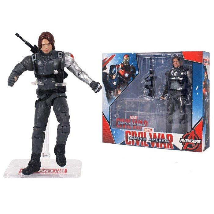 ウィンター ソルジャー 可動フィギュア 【アベンジャーズ】高さ約18cm