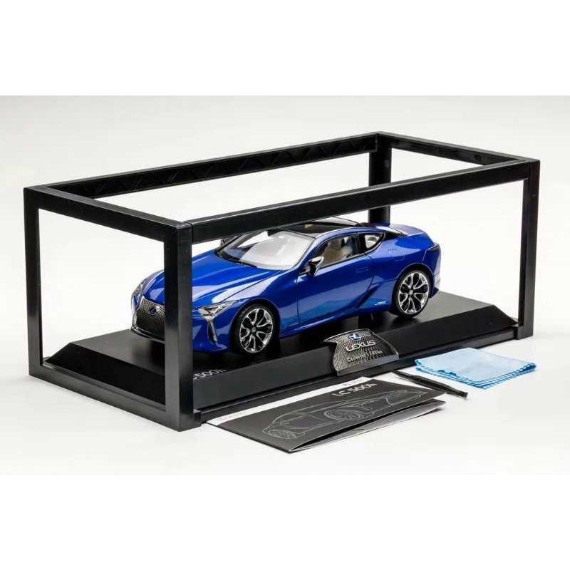 レクサス　LEXUS  LC500h 1/18スケール 　ミニカー　模型　三色　ホワイト　ブルー　レッド　展示台付｜eiwasailsors｜20