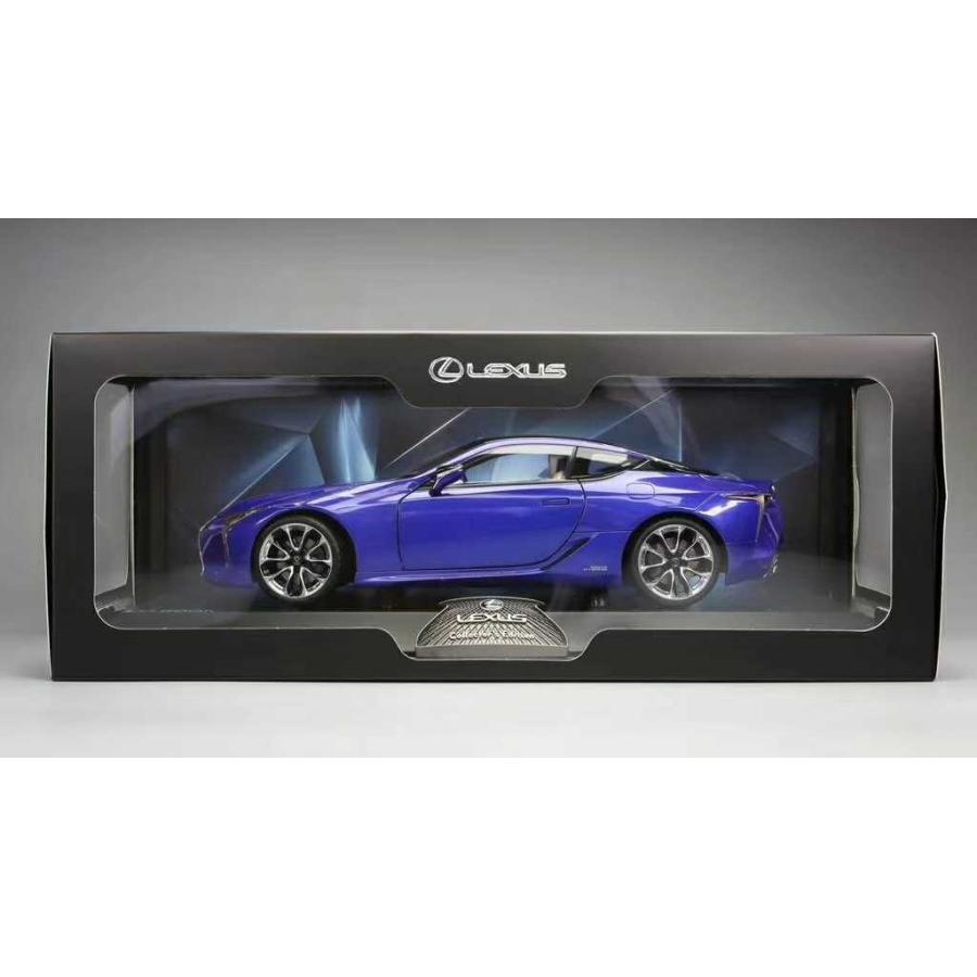 レクサス　LEXUS  LC500h 1/18スケール 　ミニカー　模型　三色　ホワイト　ブルー　レッド　展示台付｜eiwasailsors｜21