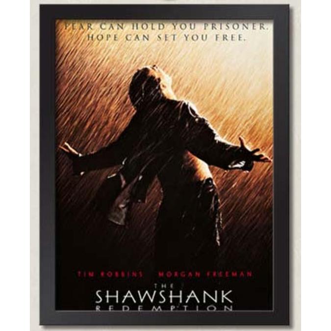 映画ポスター 『ショーシャンクの空に』The Shawshank Redemption　アートフレーム　壁掛け 額縁透明シート付 34X44cm  :dy-005:EIWAヤフー店 - 通販 - Yahoo!ショッピング