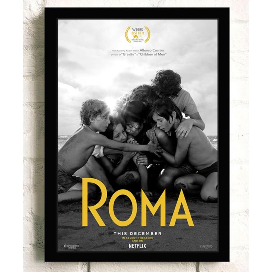 ROMA/ローマ 映画ポスター アートフレーム 壁掛け 額縁透明シート付